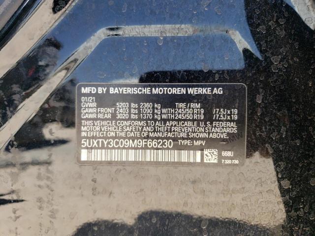 VIN 5UXTY3C09M9F66230 2021 BMW X3, Sdrive30I no.13