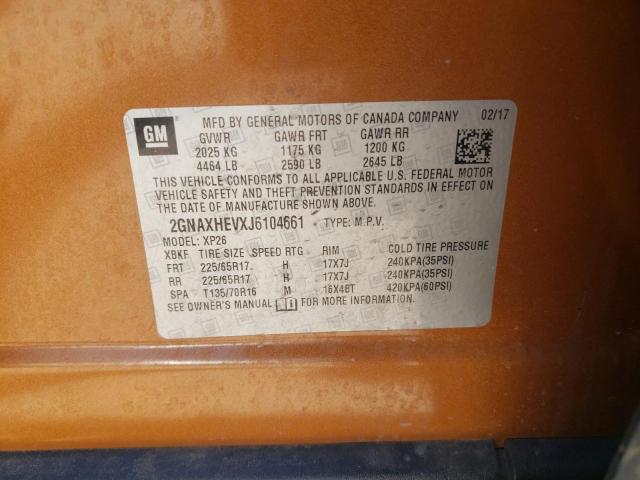 2018 CHEVROLET EQUINOX LS - 2GNAXHEVXJ6104661