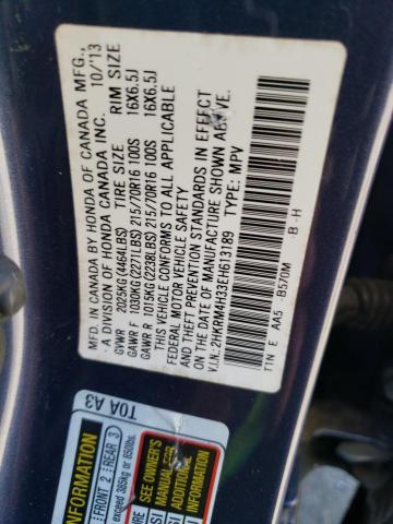 VIN 2HKRM4H33EH613189 2014 Honda CR-V, LX no.13