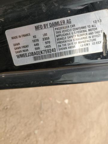 VIN WMEEJ3BA0EK759240 2014 SMART FORTWO no.13