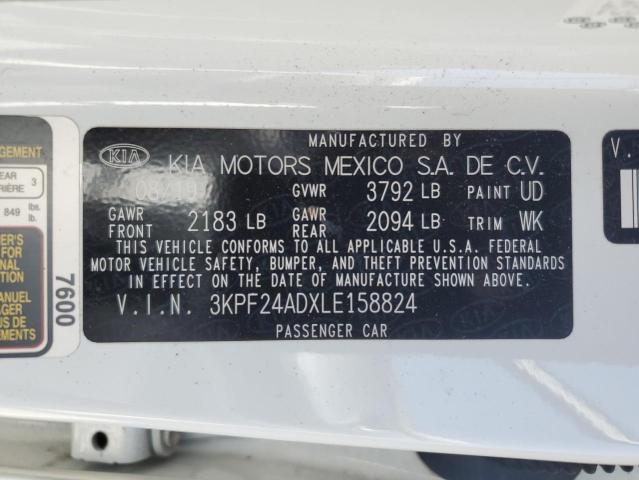 2020 KIA FORTE FE - 3KPF24ADXLE158824