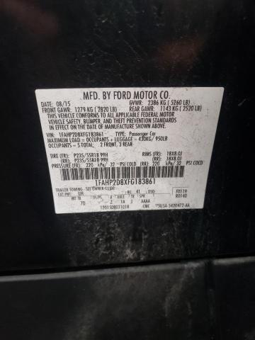 VIN 1FAHP2D8XFG183861 2015 Ford Taurus, SE no.12