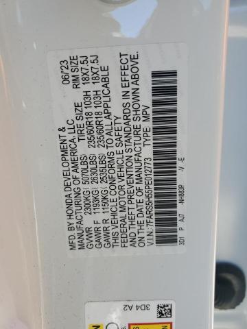 2023 HONDA CR-V SPORT - 7FARS5H55PE012773