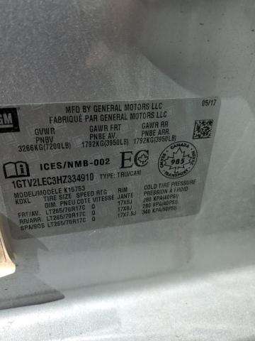 2017 GMC SIERRA K15 - 1GTV2LEC3HZ334910