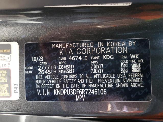 2024 KIA SPORTAGE L - KNDPU3DF6R7246106