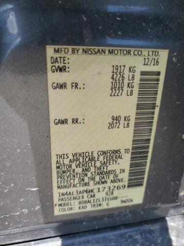 2017 NISSAN ALTIMA 2.5 - 1N4AL3AP6HC173269