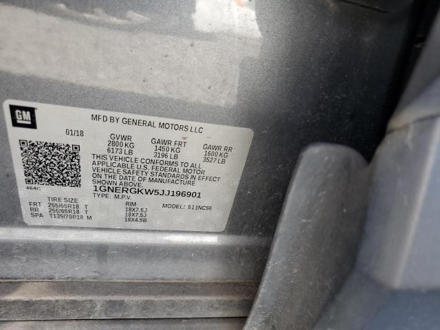 2018 CHEVROLET TRAVERSE L - 1GNERGKW5JJ196901