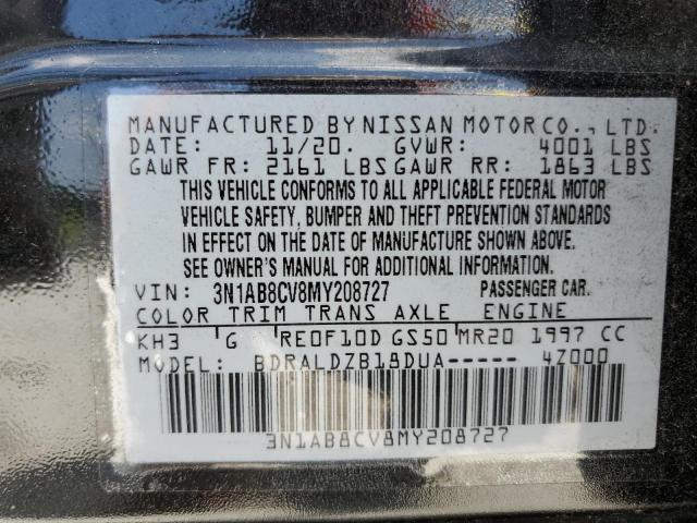 2021 NISSAN SENTRA SV - 3N1AB8CV8MY208727
