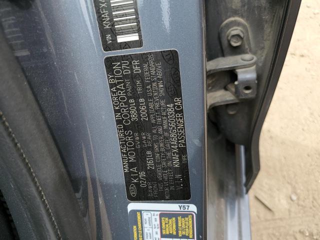 2016 KIA FORTE LX - KNAFX4A68G5603384