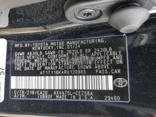 2024 TOYOTA CAMRY SE N - 4T1T11BK4RU120965