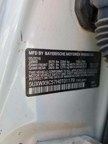 2017 BMW X3 XDRIVE2 - 5UXWX9C57H0T01179
