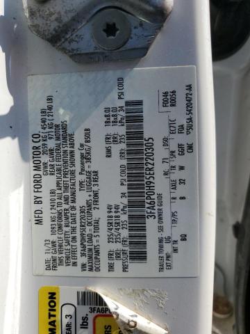 VIN 3FA6P0H95ER220305 2014 Ford Fusion, SE no.13