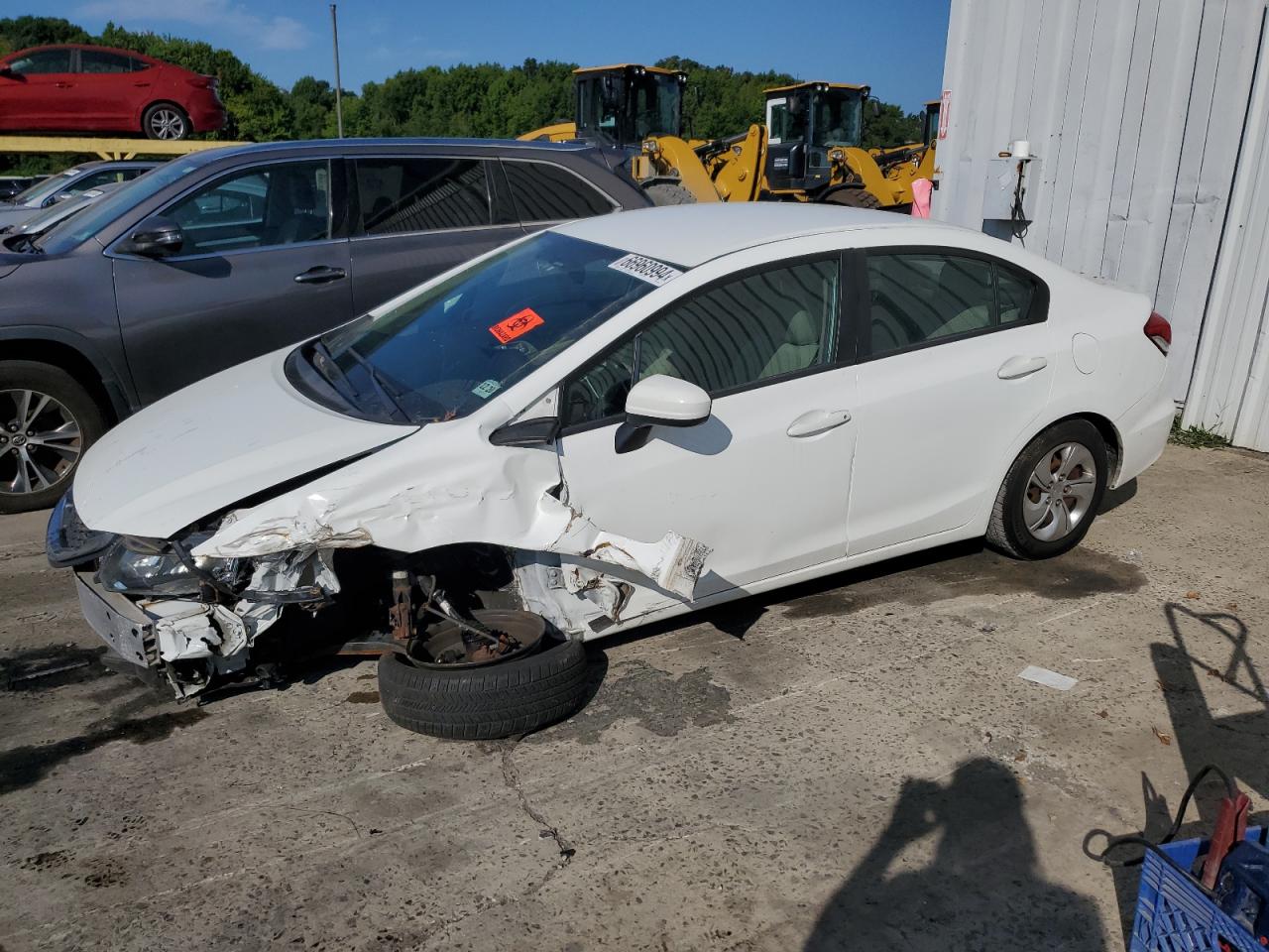 Lot #2928466791 2015 HONDA CIVIC LX