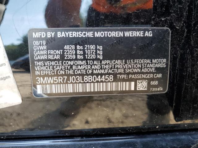 2020 BMW 330XI - 3MW5R7J03L8B04458