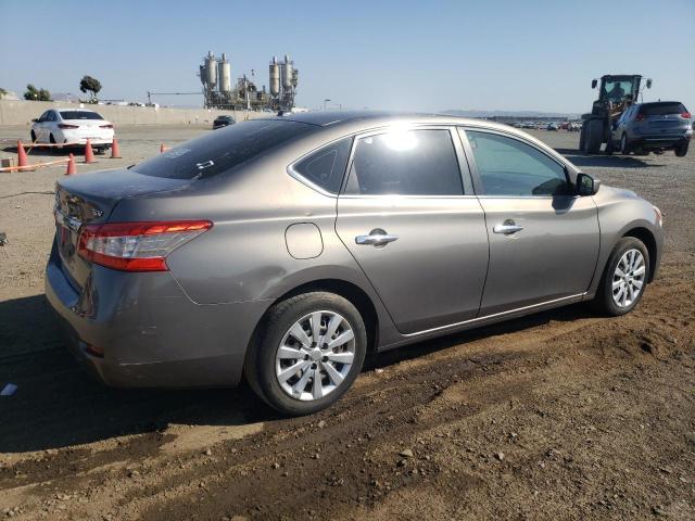 NISSAN SENTRA S 2015 gray sedan 4d gas 3N1AB7AP1FY219800 photo #4