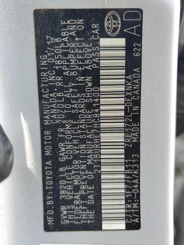 2017 TOYOTA CAROLLA 2T1BURHE7HC841400