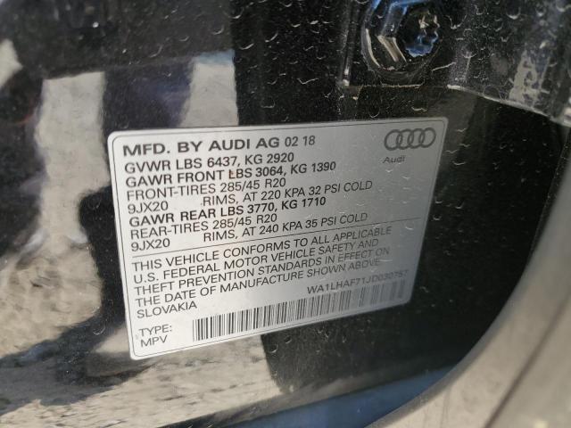 VIN WA1LHAF71JD030757 2018 Audi Q7, Premium Plus no.14