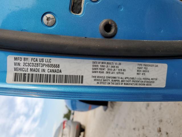 2023 DODGE CHALLENGER - 2C3CDZBT3PH605668