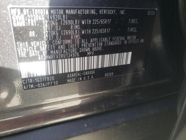 2024 TOYOTA RAV4 LE - 4T3MWRFV2RU134976