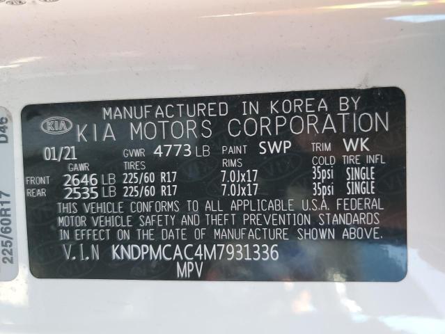 2021 KIA SPORTAGE L - KNDPMCAC4M7931336
