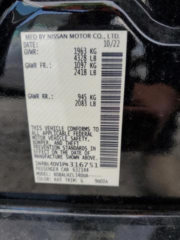 2023 NISSAN ALTIMA SV - 1N4BL4DV1PN316751