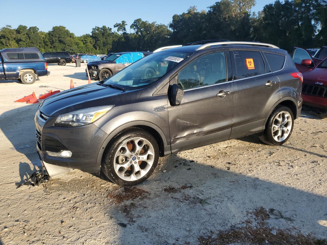 Lot #3023446264 2015 FORD ESCAPE TIT