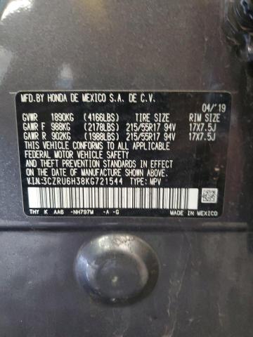 2019 HONDA HR-V LX - 3CZRU6H38KG721544