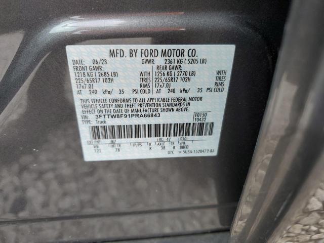 2023 FORD MAVERICK X - 3FTTW8F91PRA66843
