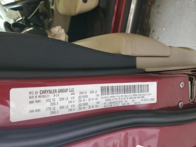 VIN 1C4RDHAG5EC537751 2014 Dodge Durango, Sxt no.13