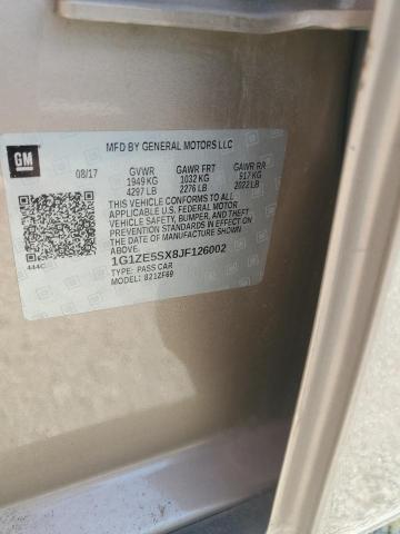 2018 CHEVROLET MALIBU PRE - 1G1ZE5SX8JF126002