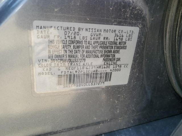 2020 NISSAN KICKS S - 3N1CP5BV0LL537279