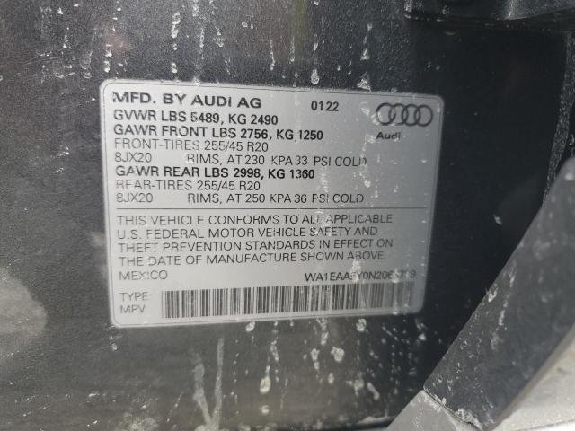 2022 AUDI Q5 PREMIUM - WA1EAAFY0N2063739