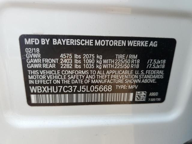 VIN WBXHU7C37J5L05668 2018 BMW X1, Sdrive28I no.13