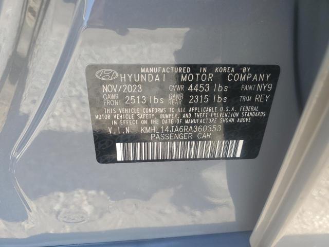 2024 HYUNDAI SONATA SEL - KMHL14JA6RA360353