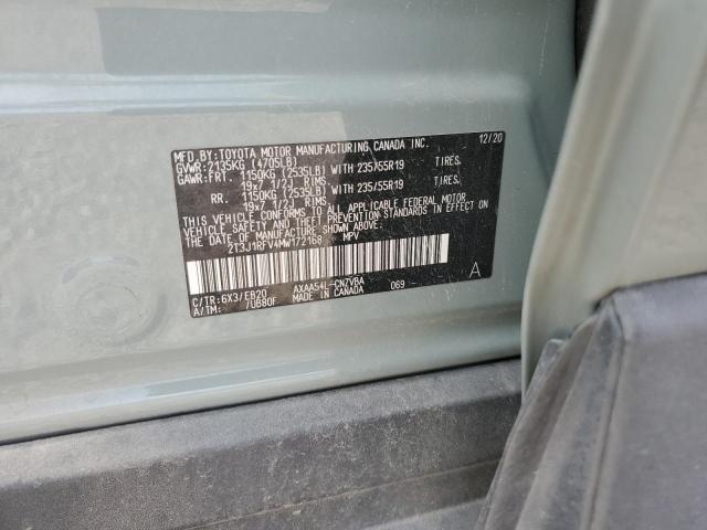 2021 TOYOTA RAV4 ADVEN - 2T3J1RFV4MW172168