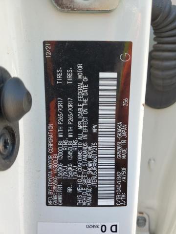 2022 TOYOTA 4RUNNER SR - JTENU5JRXN6017215
