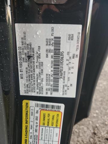 VIN 3FA6P0LU1ER206395 2014 Ford Fusion, Se Hybrid no.12