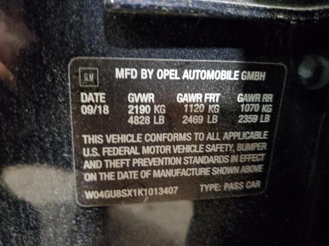 2019 BUICK REGAL TOUR W04GU8SX1K1013407