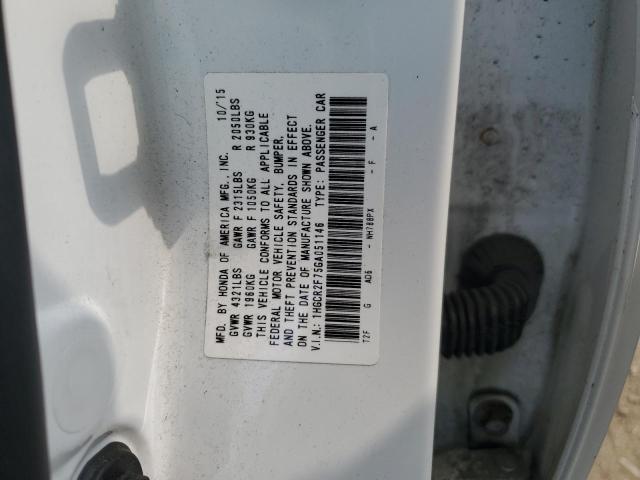 2016 HONDA ACCORD EX - 1HGCR2F75GA051146