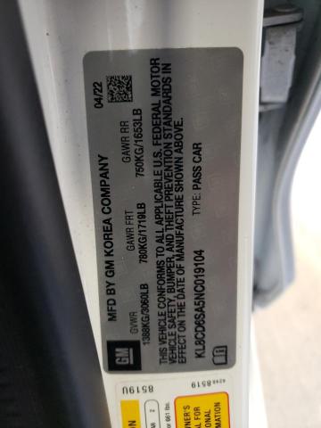 2022 CHEVROLET SPARK 1LT - KL8CD6SA5NC019104