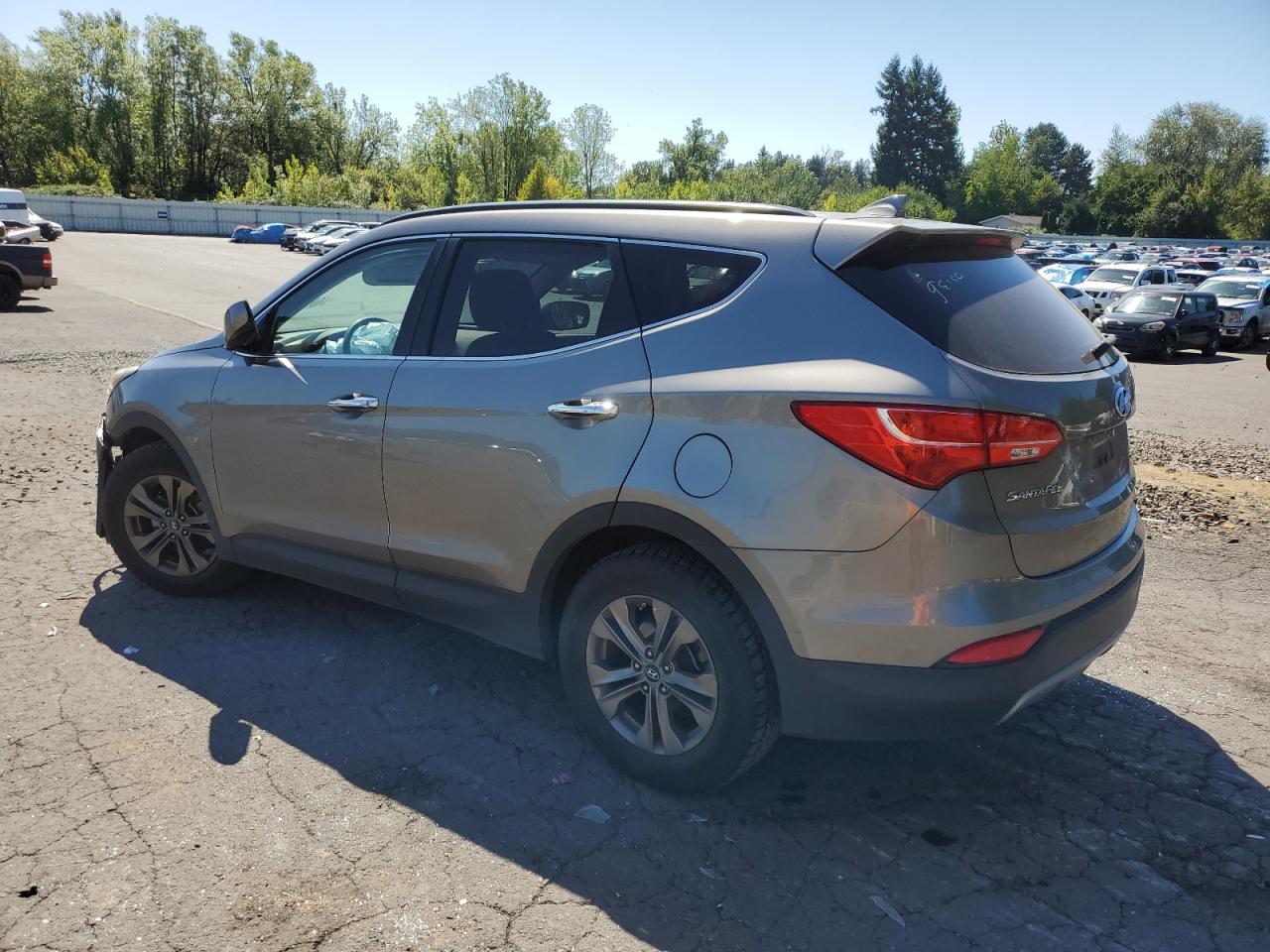 HYUNDAI SANTA FE S 2013 gray  gas 5XYZUDLB1DG004719 photo #3