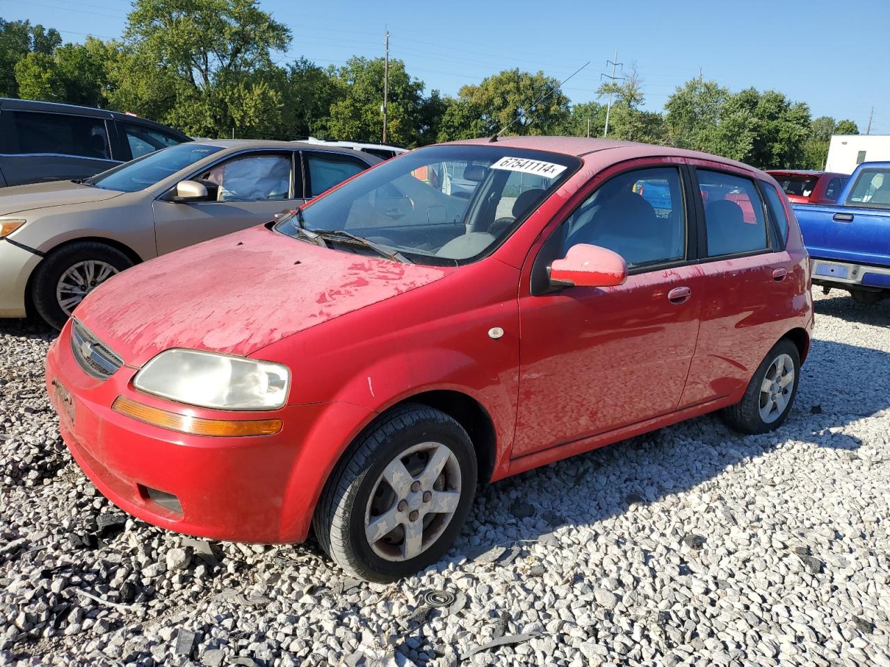 Lot #3025722356 2005 CHEVROLET AVEO BASE