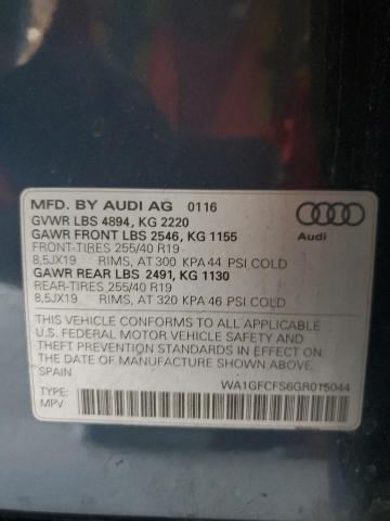 2016 AUDI Q3 PRESTIG - WA1GFCFS6GR015044