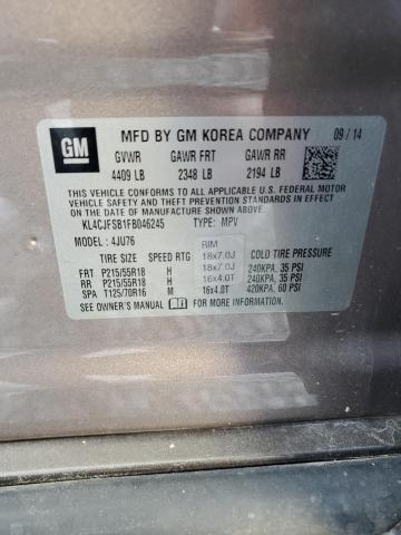 2015 BUICK ENCORE CON - KL4CJFSB1FB046245