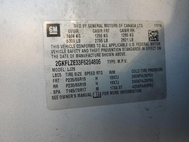 2015 GMC TERRAIN DE - 2GKFLZE33F6204806