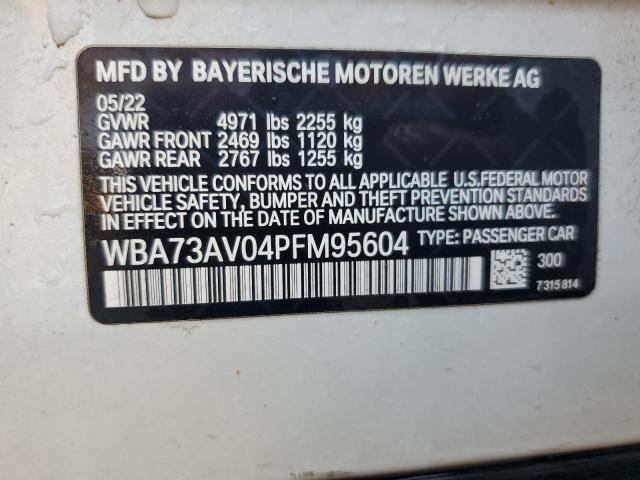 2023 BMW 430XI GRAN WBA73AV04PFM95604  66253084