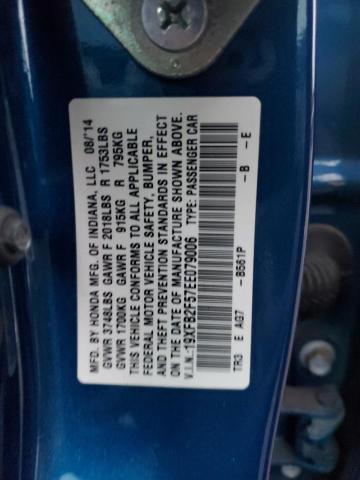 VIN 19XFB2F57EE079006 2014 Honda Civic, LX no.12