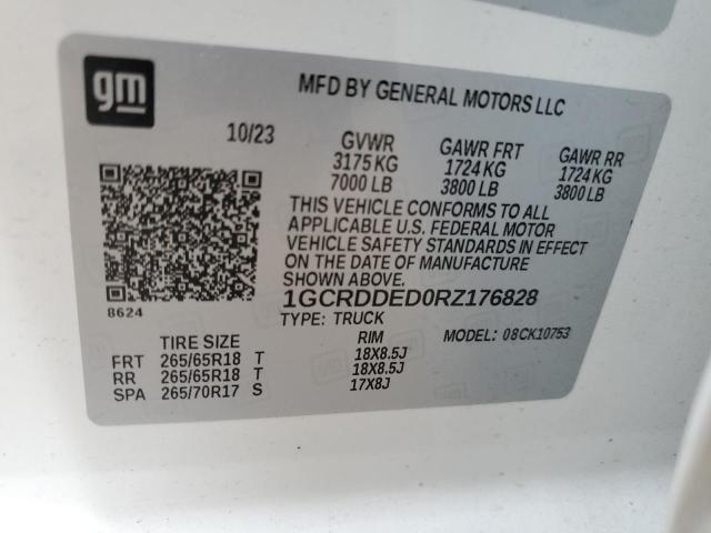 VIN 1GCRDDED0RZ176828 2024 CHEVROLET ALL MODELS no.12