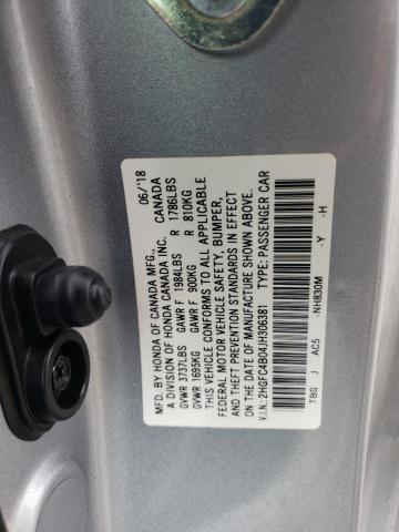 2018 HONDA CIVIC - 2HGFC4B04JH306381