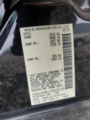 2020 NISSAN ALTIMA SR - 1N4AL4CV6LC187019